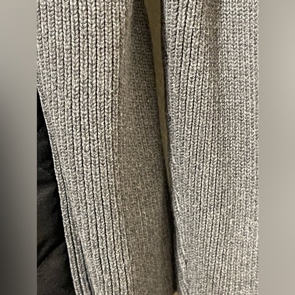 J McLaughlin Quilted Sweater Jacket Women S black/gray pockets full zip office - Picture 10 of 10